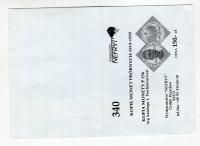 Koperta na kopię monety próbnej P 156 Traugutt klipa