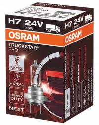 OSRAM H7 TRUCKSTAR PRO 24V TIR 70W 64215TSP новое поколение PLUS 120%