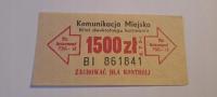 BILET KATOWICE / OGÓLNOPOLSKI 1500zł (BI)