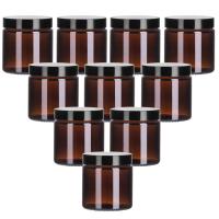 Słoik brązowy do świec 120ml pojemnik szklany 10 szt.