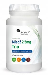 Aliness, Miedź trio 2,5 mg x 100 vege tab