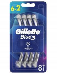 Gillette BLUE 3 8 UEFA Champions Leauge 6+2szt.