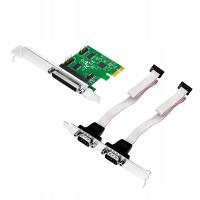 Kontroler LogiLink PCIe x1 2x Port szeregowy + 1x Port równoległy (PC0033)