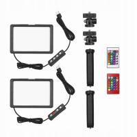 RGB Video Light Kit Wysoka jasność fotografii USB LED LED LED do N0