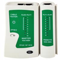 Tester Do Kabli Sieciowych internetowych Sieci RJ45 RJ11 LED