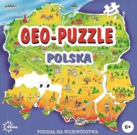 UKŁADANKI LOGICZNE PUZLE dla Dziecka Puzzle Geo-Puzzle Polska Super Wzór