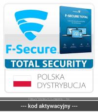 F-Secure Total Security 3 urządzenia / 1 Rok