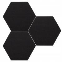 HEXAGON DŹWIĘKOCHŁONNE PANELE ŚCIENNE Z PIANKI BAWEŁNIANEJ