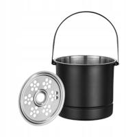 Wiaderko na lód z uchwytem Creative Keep Ice Frozen Longer Fashionable Black