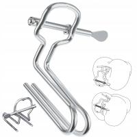 EKSPANDER ANALNY DOPOCHWOWY NAPINACZ DO ODBYTU GIGANTYCZNY WZIERNIK BDSM