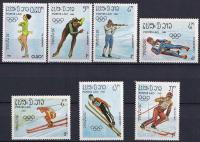 LAOS** Mi 698-704 Sport, Olimpiada Sarajewo`84