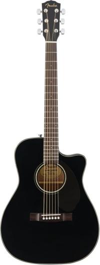 Fender CC - 60sce Black электроакустическая гитара
