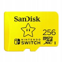 Karta SANDISK NINTENDO SWITCH 256GB micro SD Mario