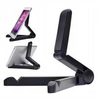 Podstawka uniwersalna czarna z regulacją kąta i antypoślizgową powierzchnią