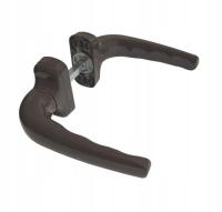 Klamka do drzwi aluminiowych MASTER COMFORT brązowa