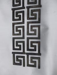 Греческий узор 1460x100x4 кованые элементы перил