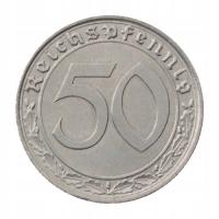 [M29278] Niemcy 50 reichspfennig 1939 A