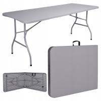 Stół Cateringowy Bankietowy Składany Ogrodowy Turystyczny Rozkładany 180 cm