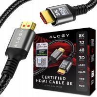 Kabel Alogy CERTIFIED HDMI cable 8K HDMI - HDMI 2 m