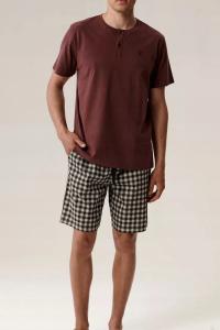 Piżama męska krótki rękaw Atlantic