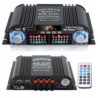 УСИЛИТЕЛЬ ЗВУКА С 4 КАНАЛАМИ И BLUETOOTH ДЛЯ ВОСПРОИЗВЕДЕНИЯ МУЗЫКАНТА С SD-КАРТЫ