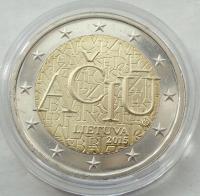 LITWA - 2 EURO - 2015 - Język litewski