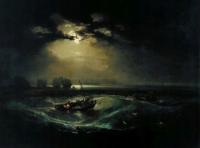W.Turner -Rybacy na morzu obraz 70x50 cm