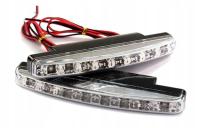 Światła do jazdy dziennej LED DRL 115B 8W 12V 6000K do dostawczych