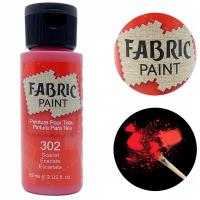 Краска для одежды из светлых и темных тканей Красный Aureuo 59ml Красный Красный
