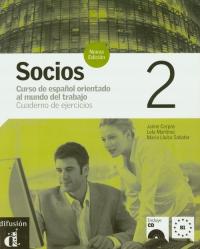 Socios 2 Cuaderno de ejercicios z płytą CD Jaime Corpas, Lola Martinez,