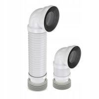 Сгибаемое складное колено для подключения туалета