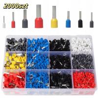 2000ШТ шт изолированные электрические наконечники кабельные наконечники комплект