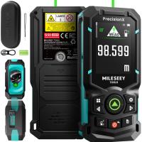 DALMIERZ Z ZIELONYM LASEREM CYFROWY MIERNIK ODLEGŁOŚCI 18 FUNKCJI 120m LCD