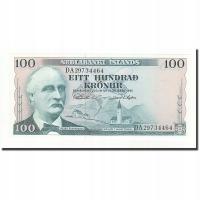 Banknot, Islandia, 100 Kronur, 1961-03-29, KM:44a,