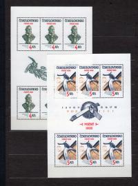 [C-2] CZECHOSŁOWACJA ARKUSZ 2721 - 2722 **