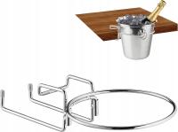 Uchwyt stołowy na wiaderko z lodem Relaxdays 10027968 metalowa rama 18cm