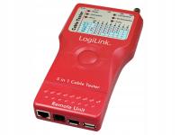Tester LAN RJ45/11/BNC/USB/Fi-Wire LogiLink WZ0014