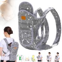 NOSIDEŁKO DLA DZIECKA NOSIDŁO ERGONOMICZNE PLECY BAWEŁNA 4W1 ODDYCHAJĄCE