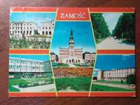 ZAMOŚĆ widoki rynek hotel ratusz Mauzoleum 1981