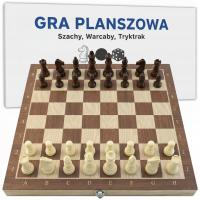 ШАХМАТЫ ДЕРЕВЯННЫЕ 3В1 ШАШКИ ДЛЯ ДЕТЕЙ НАРДЫ ЛОГИЧЕСКИЕ НАСТОЛЬНЫЕ ИГРЫ