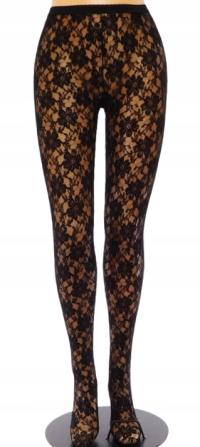 Katy PIZZO MARYLIN rajstopy koronkowe czarne 3