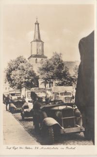 Tuchola. Marktplatz. 3 wrzesień 1939 r.
