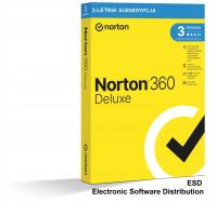Norton 360 Delux ESD 25GB PL 1 użytkownik 3 urządzenia 3 lata 3 st. / 36 miesięcy ESD
