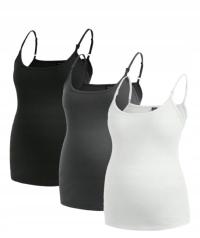 SHEIN 3PAK ZESTAW DAMSKICH TOPÓW DO KARMIENIA PIERSIĄ 46 1HD