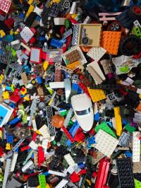 Различные блоки и Лего 0,5 кг микс