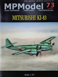 MPModel 73 samolot Mitsubishi KI-83
