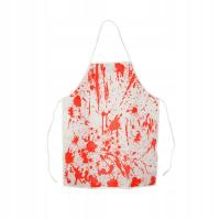 FARTUCH HALLOWEEN FARTUCH HORROR RZEŹNICY SZEF KUCHNI KUCHARZ FARTUCH DLA DOROSŁYCH COS