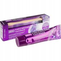 Отбеливающая фиолетовая зубная паста XOC бамбуковая зубная щетка 100 мл