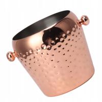 Wiaderko na lód Mini izolowany pojemnik na mrożonki ze stali 09