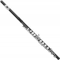 КОНЦЕРТНАЯ ПОПЕРЕЧНАЯ ФЛЕЙТА С 16 ОТВЕРСТИЯМИ И КЛЮЧОМ C ПОСЕРЕБРЕННЫЙ ЧЕХОЛ
